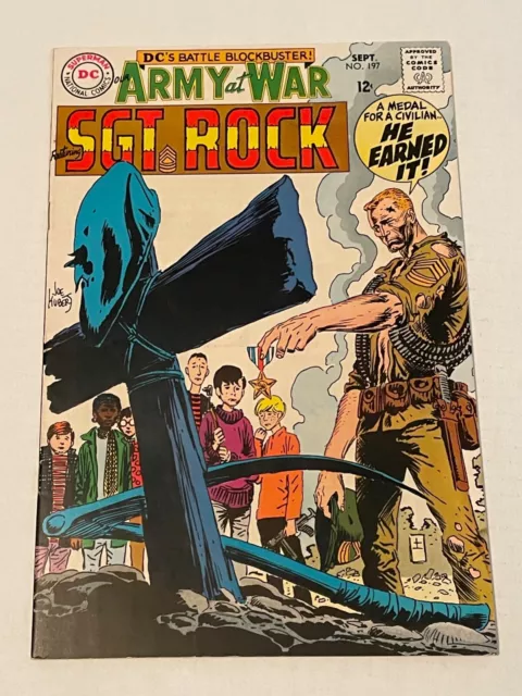 OUR ARMY AT WAR #197 FN+ Joe Kubert Cover Sgt Rock DC COMICS Combined Shipping