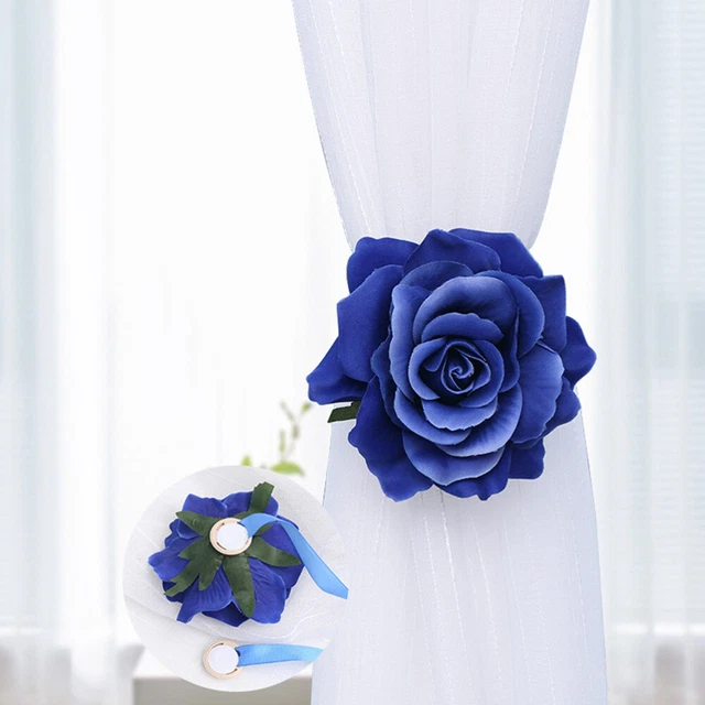 Tiebacks Strap Tying Drape Clips Binding Rope Magnetic Curtain Buckle Hook 2