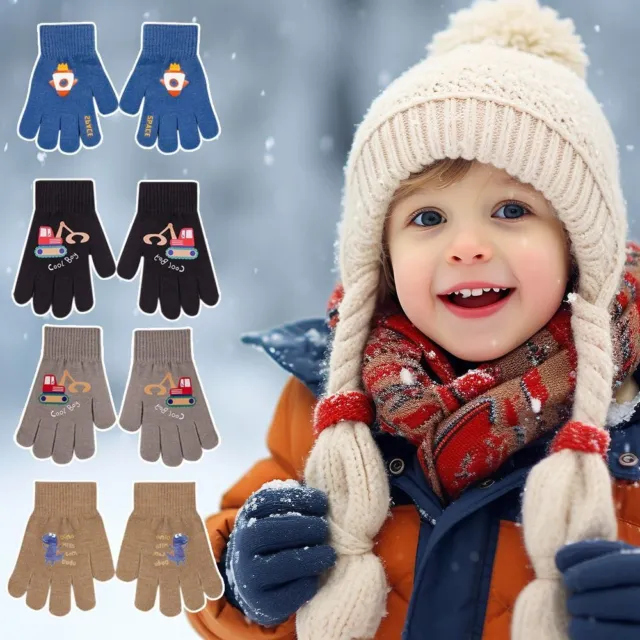 Acheter Gants d'hiver pour bébé garçon fille mignon dessin animé
