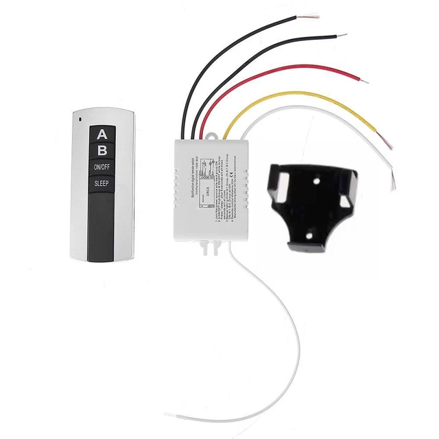 Wireless 220V Lamp Remote Control Switch Receiver Transmitter (2 Relay) FS2#