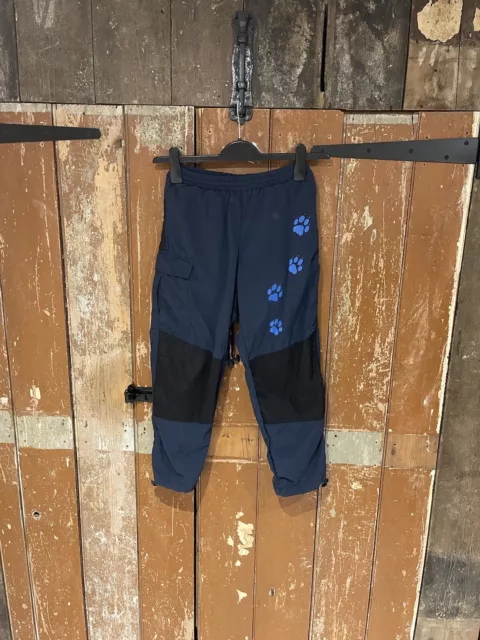 Jack Wolfskin Trousers Blue Kids Boys Size 140 Elasticated Waist Pockets