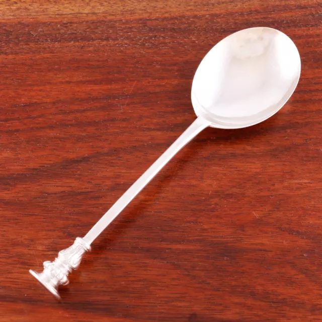 Daniel Ker Scottish Georgian Sterling Serving Spoon Seal Top Fig Bowl 1789