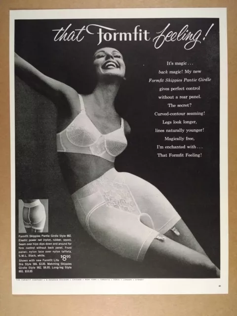 1955 ADS TWO Bra and Girdle ADs LIFE by FORMFIT & TRES SECRETE Inflatable  061221 £7.24 - PicClick UK