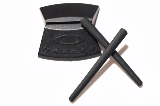Oakley 5038 5079 Metal/Carbon Plate Black Earsocks Kit Terminals Spare Parts