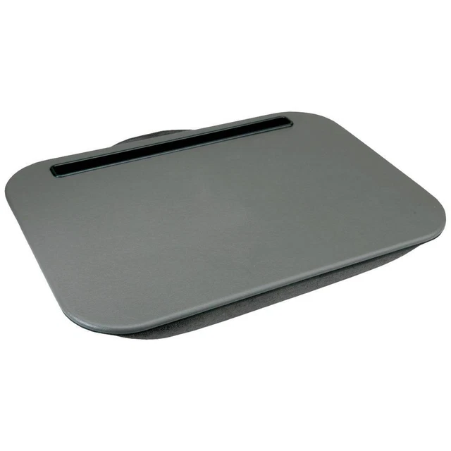 VALUE Knietablett / Laptop-/Tablet-Ablage mit Kissen, grau
