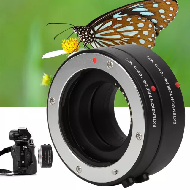 10mm+16mm NX1 Auto Focus Macro Extension Tube Lens Adapter Ring For Samsung NX