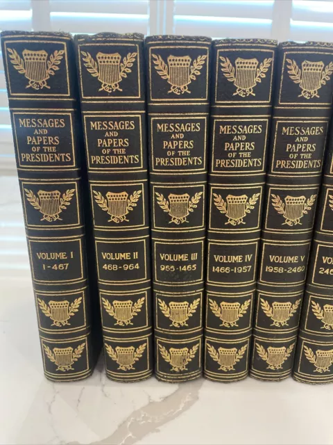 Messages and Papers of the Presidents, Vol Set, 1897, 1st ed #U Missing #13 2