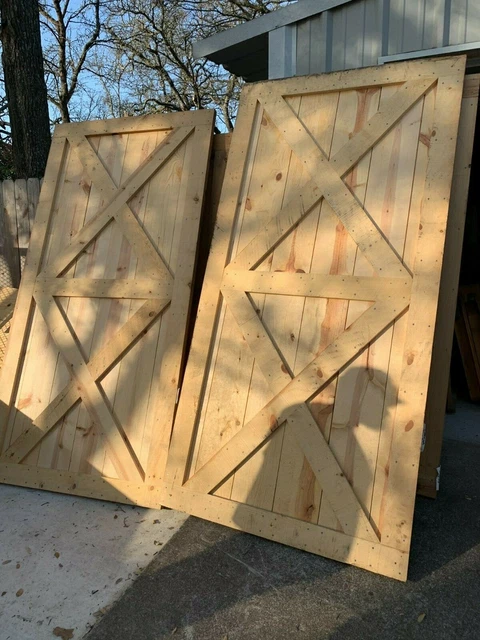 Sliding Barn Doors  Heavy  Duty  Wooden New