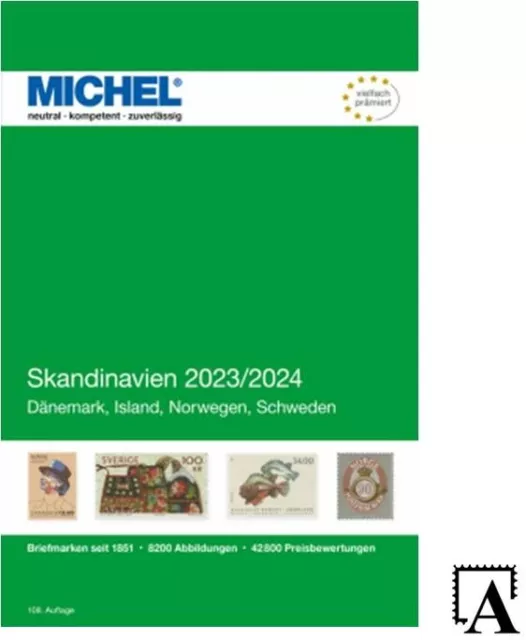 MICHEL Europa Katalog E10 Skandinavien 2023/24 Dänemark,Island,Norwegen,Schweden