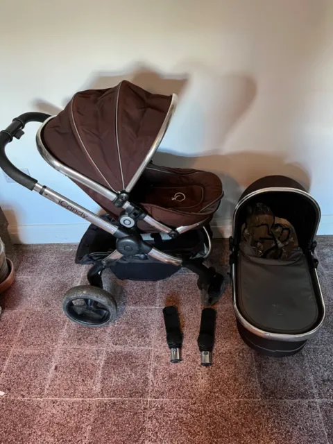 icandy peach pram and carrycot fair condition