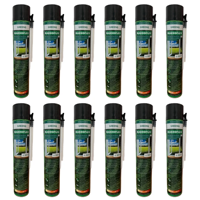 Asa de espuma de PU interior y exterior espuma de fuente espuma de construcción ventanas puertas 16x750ml