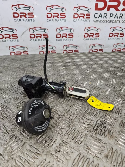 Fiat 500 Pop Ignition Switch Barrel + Key + Fuel Cap 1.2 Petrol 2010