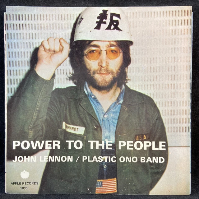 JOHN LENNON POWER To The People 1971 Original 7