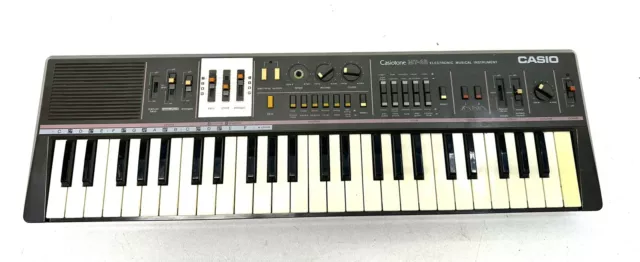 Vtg 1983 Casio Casiotone MT-68 Electronic Keyboard  Synthesizer 49-Keys Working