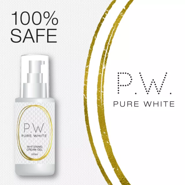 Pure Weisse Weissende Creme-Gel Stop Hyperpigmentierung Dunkle Flecken 100 % Sicher