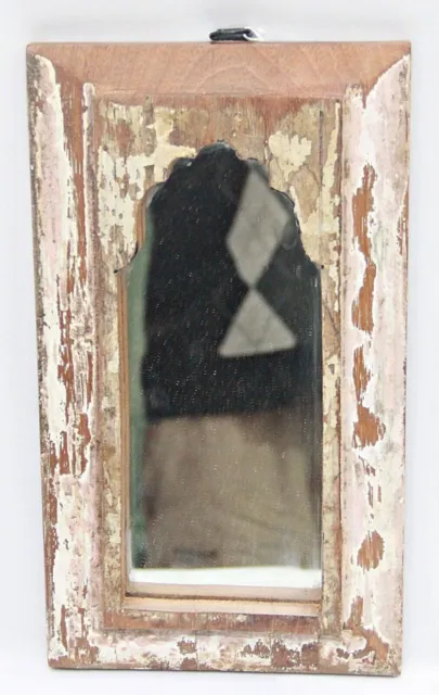 Cadre de miroir décoratif en bois sculpté à la main - Décor mural de style...