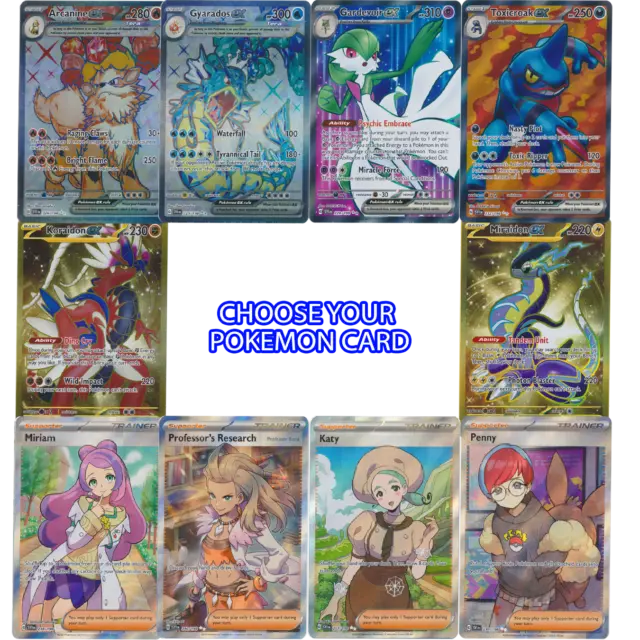 Pokemon TCG Scarlet & Violet Choose Your Card Reverse Holo Double Ultra Rare ex