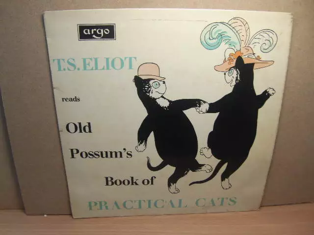 T.S. Eliot reads Old Possum’s Practical Cats 1960s LP Argo RG 116