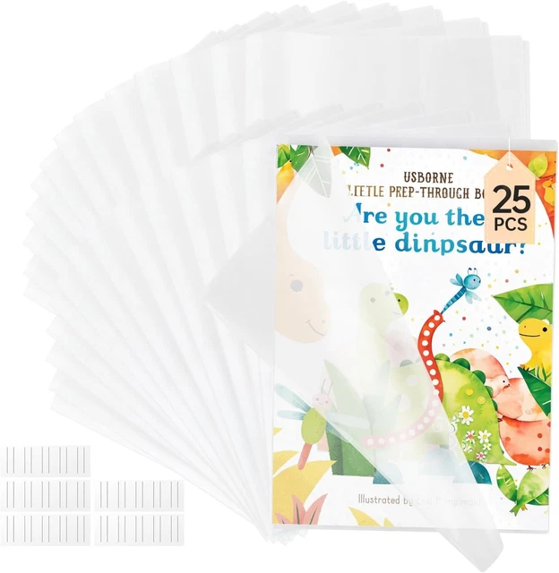 Herlitz Easy Cover - Copertine Regolabili Per Libri Scolastici, 5 Pezzi, Fino A 335x540 Mm - Foto 7