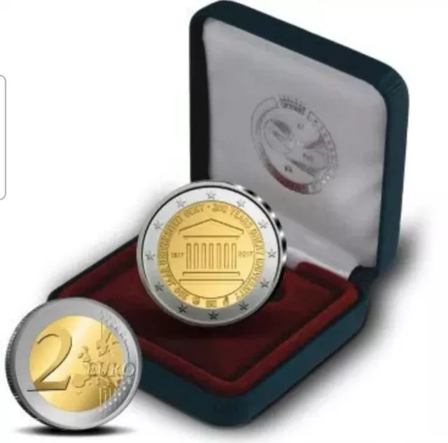 2017 * 2 Euro BELGICA "200 Años de la Universidad de Gante" PROOF