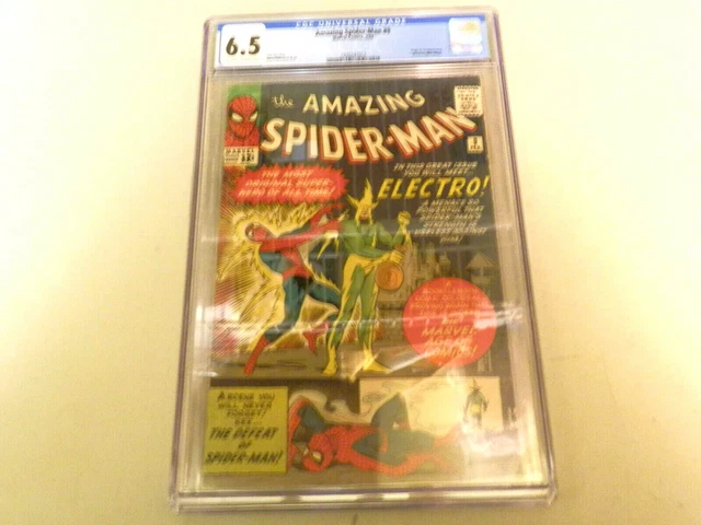 Amazing Spider-Man #9 CGC 6.5 VINTAGE Marvel Comic KEY Ditko Lee 1st Electro