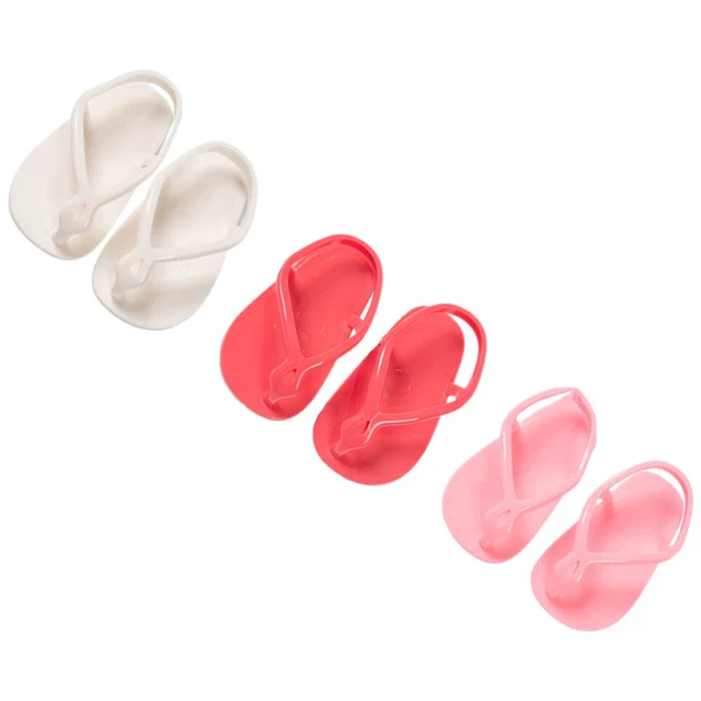 3 Pairs Miniature Doll Shoes Princess Accessories Universal