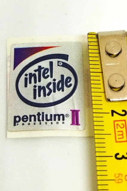 METAL STICKER PENTIUM 4 Intel Inside Vintage EUR 6,28 - PicClick ES