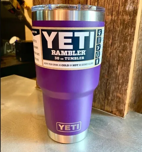 YETI Rambler 30 oz Tumbler, Stainless Steel, Vacuum Insulated - Purple