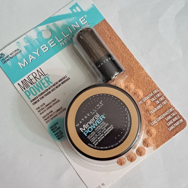 Maybelline Mineral Power Powder Foundation Shade 925 Creamy Natural ~ NEW SEALED