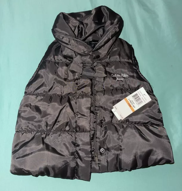 Calvin Klein Jeans Baby Puffer Vest Jacket 12M New