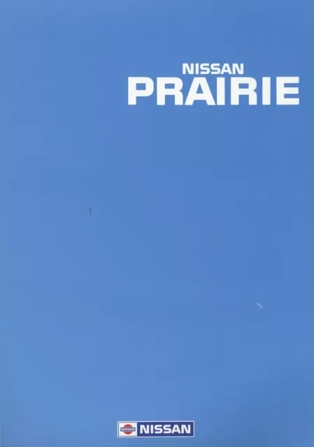 Nissan Prairie Prospekt 1992 NL brochure prospectus catalogus catalogue catalog