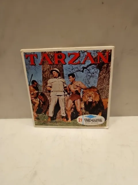 View-Master Tarzan of the Apes 2 reel packet  B580 ORGINAL & Rare