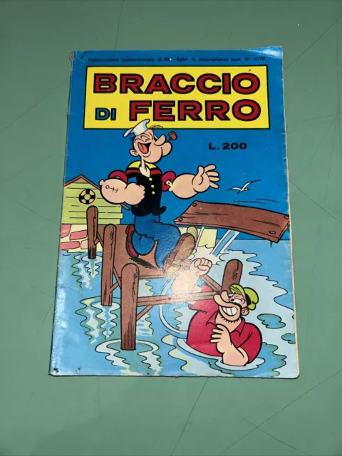 Braccio Di Ferro -n° 42 - 1976, Metro