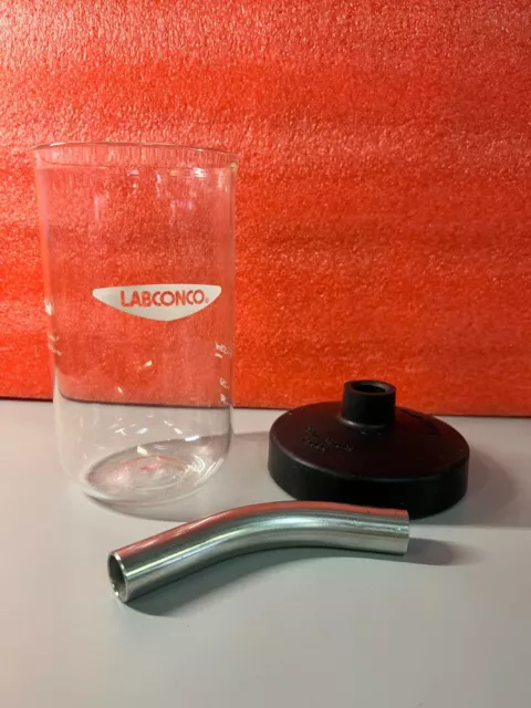 LABCONCO FAST FREEZE 750mL Flask 7542700 TOP 75444 with CURVED FLUSK ADAPTER