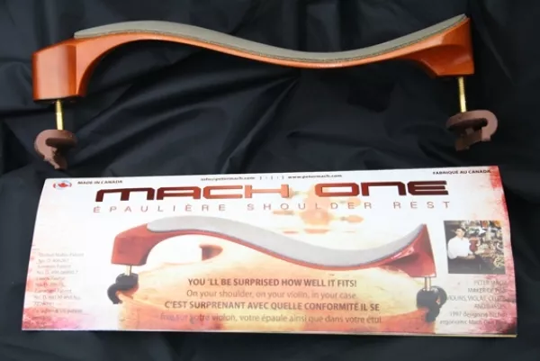 Mach One Maple Shoulder Rest For 4/4 And 3/4 Violin, Shoulder Rest