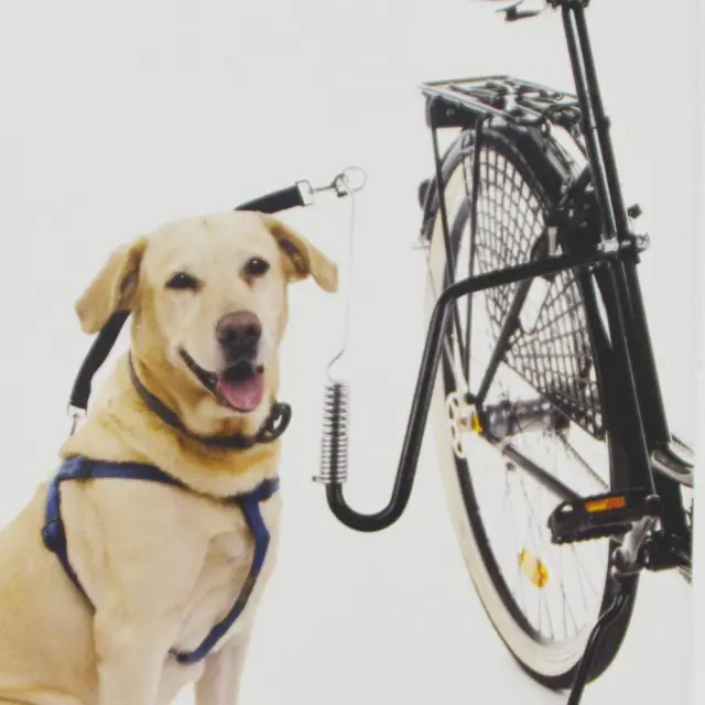 Führhalter Abstandhalter Expander Fahrradhalter Fahrradleine Hund, Biker Set