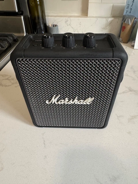 [未開封]STOCKWELL II Black Marshall Stockwell II Portable Speaker with 20+ Hour Battery