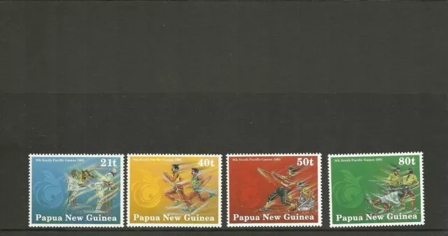 Papua  New Guinea Sg 651-654  9Th South Pacific Games  Mnh