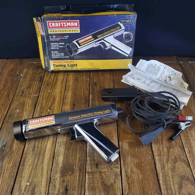 Vintage SEARS Craftsman Advance Timing Light 921023
