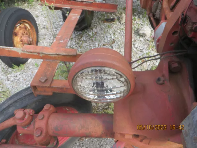 International Farmall 140 Tractor Rh Headlight, Clamp, Mounting Tube