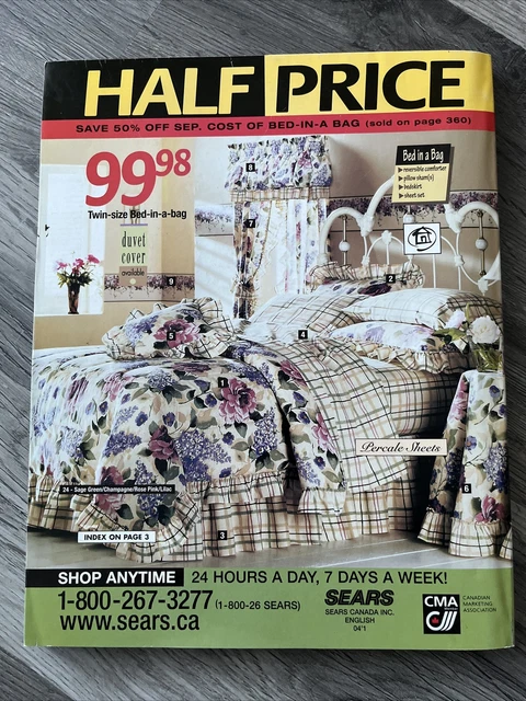 SEARS 2001 SPRING Half Price Sale Values Savings Catalog Fashion ...