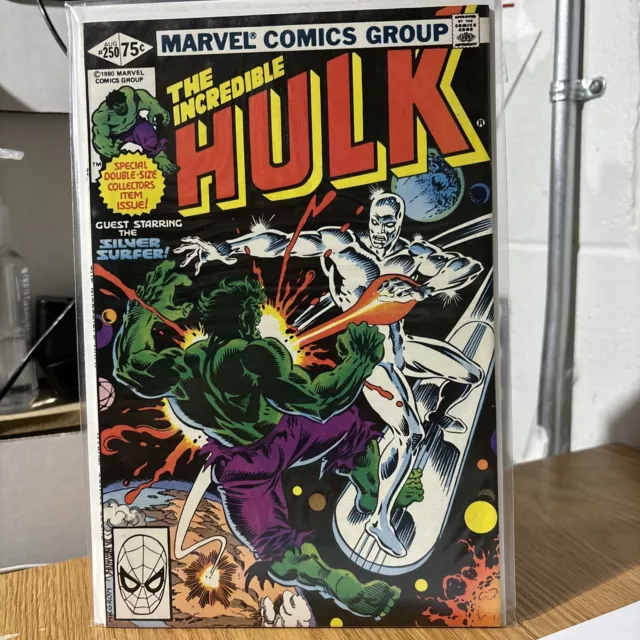 The Incredible Hulk # 250 Marvel Key Book Battles Silver Surfer VF+ Best Deal