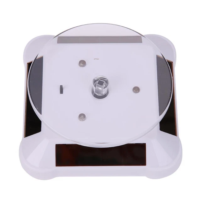 5pcs New Solar 360 Turntable Rotating 038B Watch Ring Display Stand FS2#