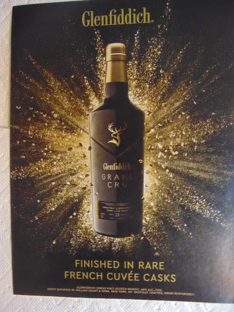 2019 GLENFIDDICH SCOTCH WHISKY vintage print ad