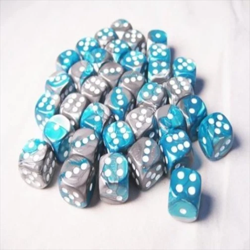 Chessex Manufacturing 26856 D6 Cube Gemini Set Of 36 Dice44; 12 mm - (US IMPORT)