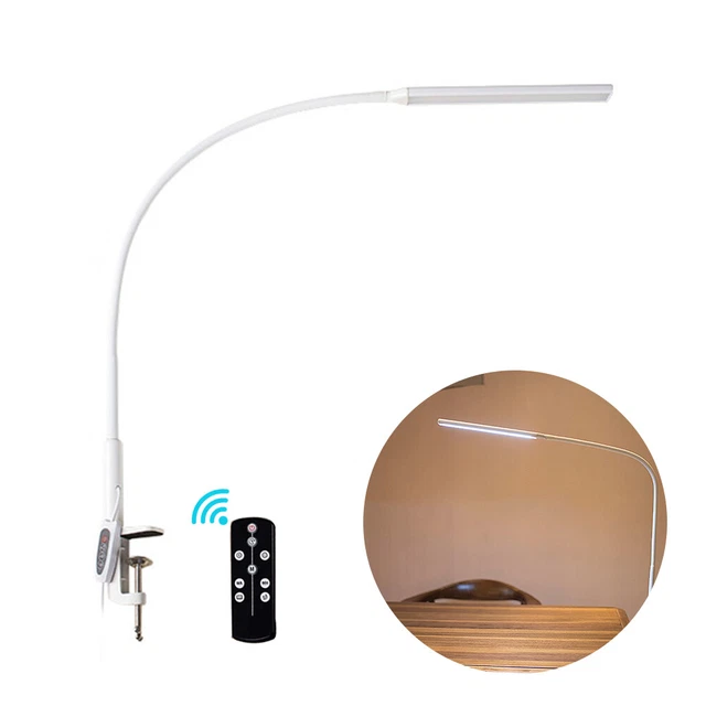 With Clamp Reading Work Home Office Swing Arm Table Lamp Eye Care Multifunction