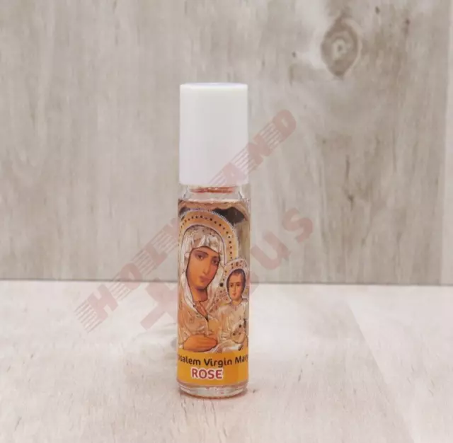 Rose Anointing OIL From The Holy Land Jerusalem Bless pure Oil Roll Mary Virgin 2