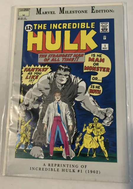 Marvel Milestone Edition Incredible Hulk #1 1991 Reprint High Grade