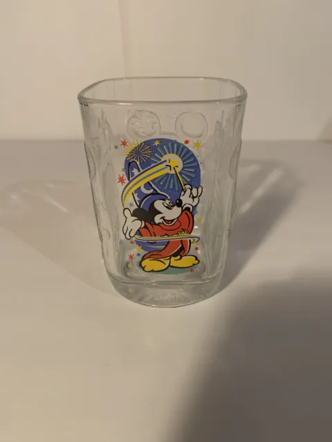 2000 McDonalds Walt Disney Commemorative Mickey Mouse World Epcot Drinking Glass