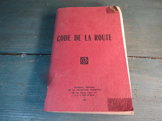 LIVRE ANCIEN L'ENSEIGNEMENT code de la route -1961 sécurité routière